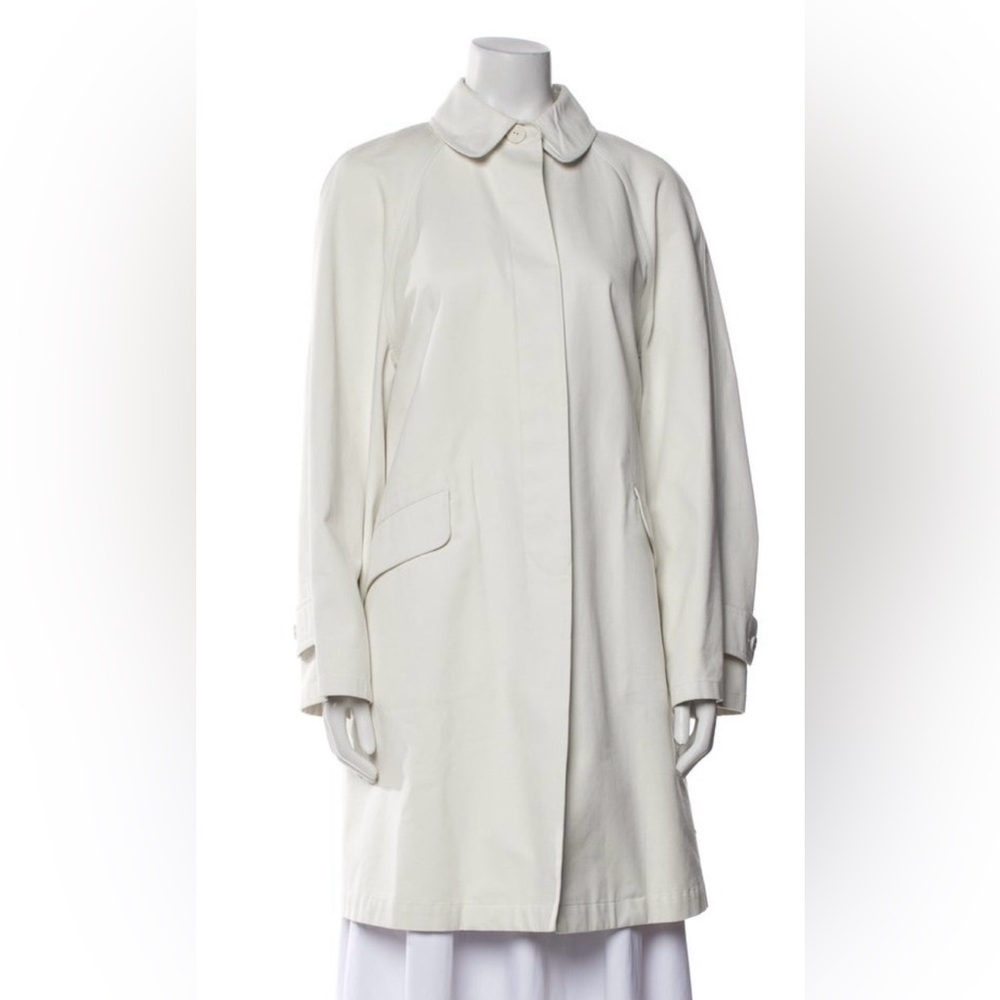 Authentic Chanel Long trench coat jacket